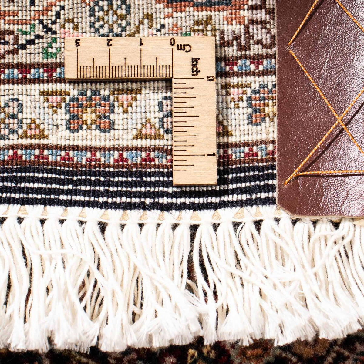 Runner Perser Rug - Tabriz - 302 x 82 cm - dark blue