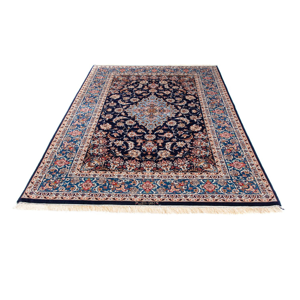 Perser Rug - Isfahan - Premium - 218 x 145 cm - dark blue