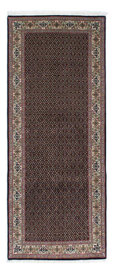 Runner Perser Rug - Tabriz - 209 x 85 cm - dark blue