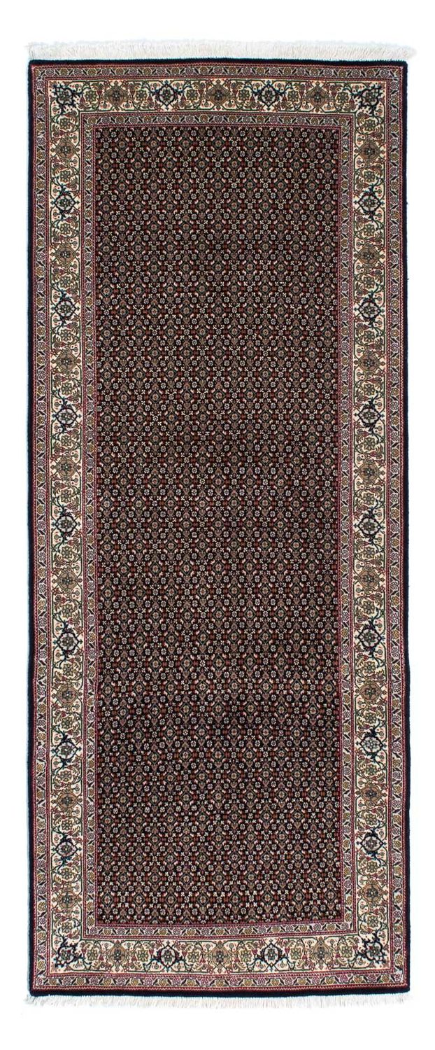 Runner Perser Rug - Tabriz - 209 x 85 cm - dark blue