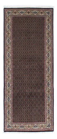 Runner Perser Rug - Tabriz - 209 x 85 cm - dark blue