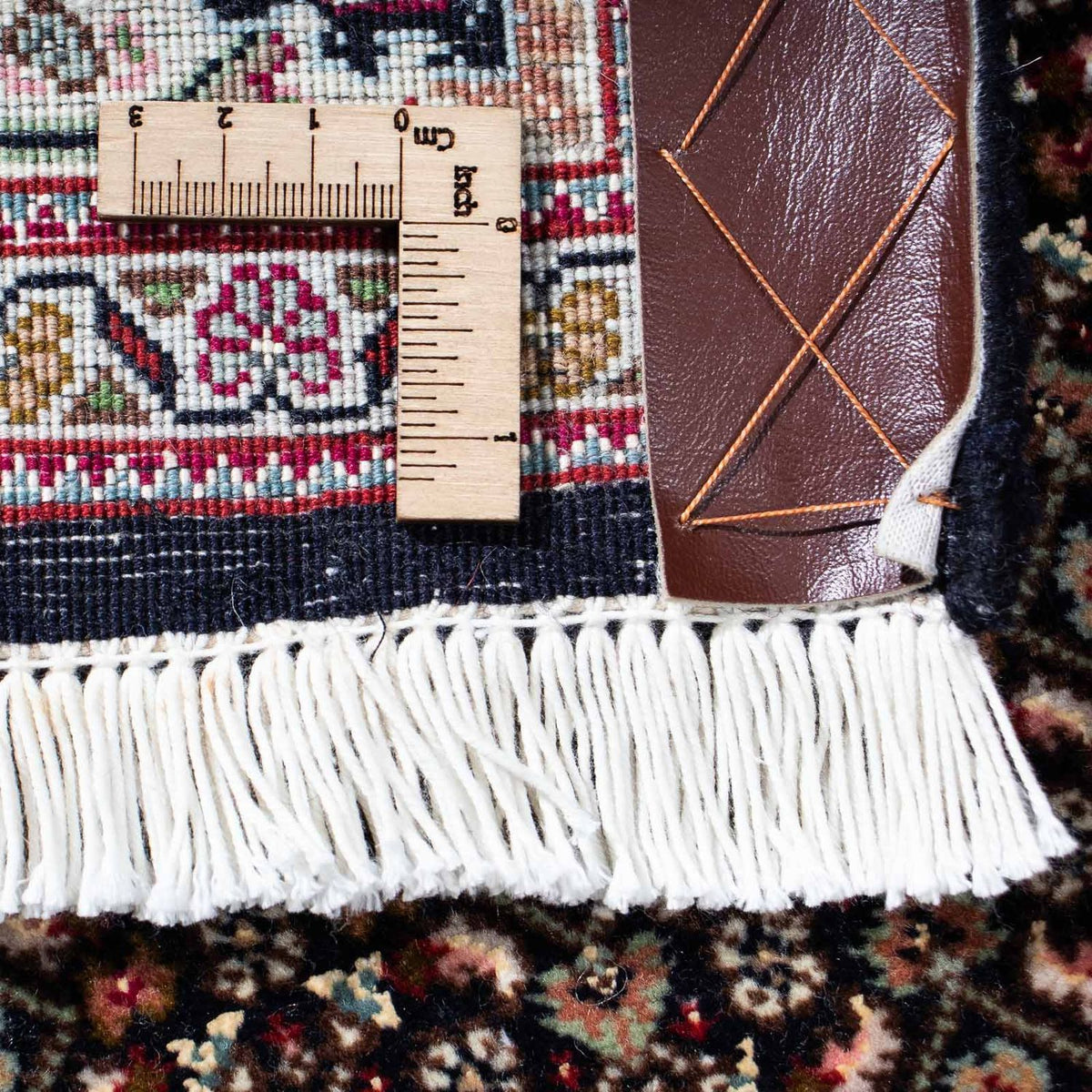 Runner Perser Rug - Tabriz - 209 x 85 cm - dark blue