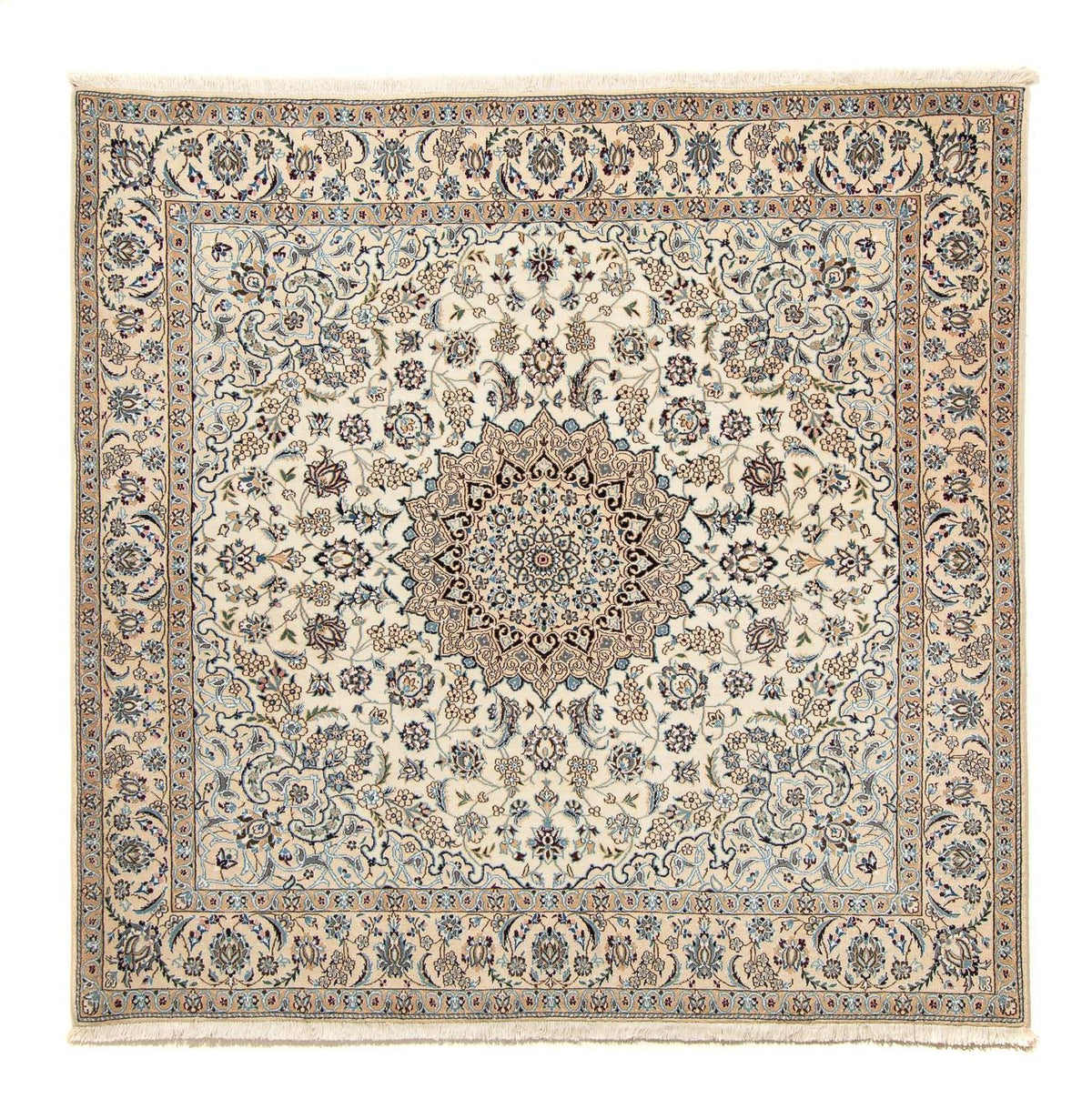 Perser Rug - Nain - Royal square  - 202 x 201 cm - beige