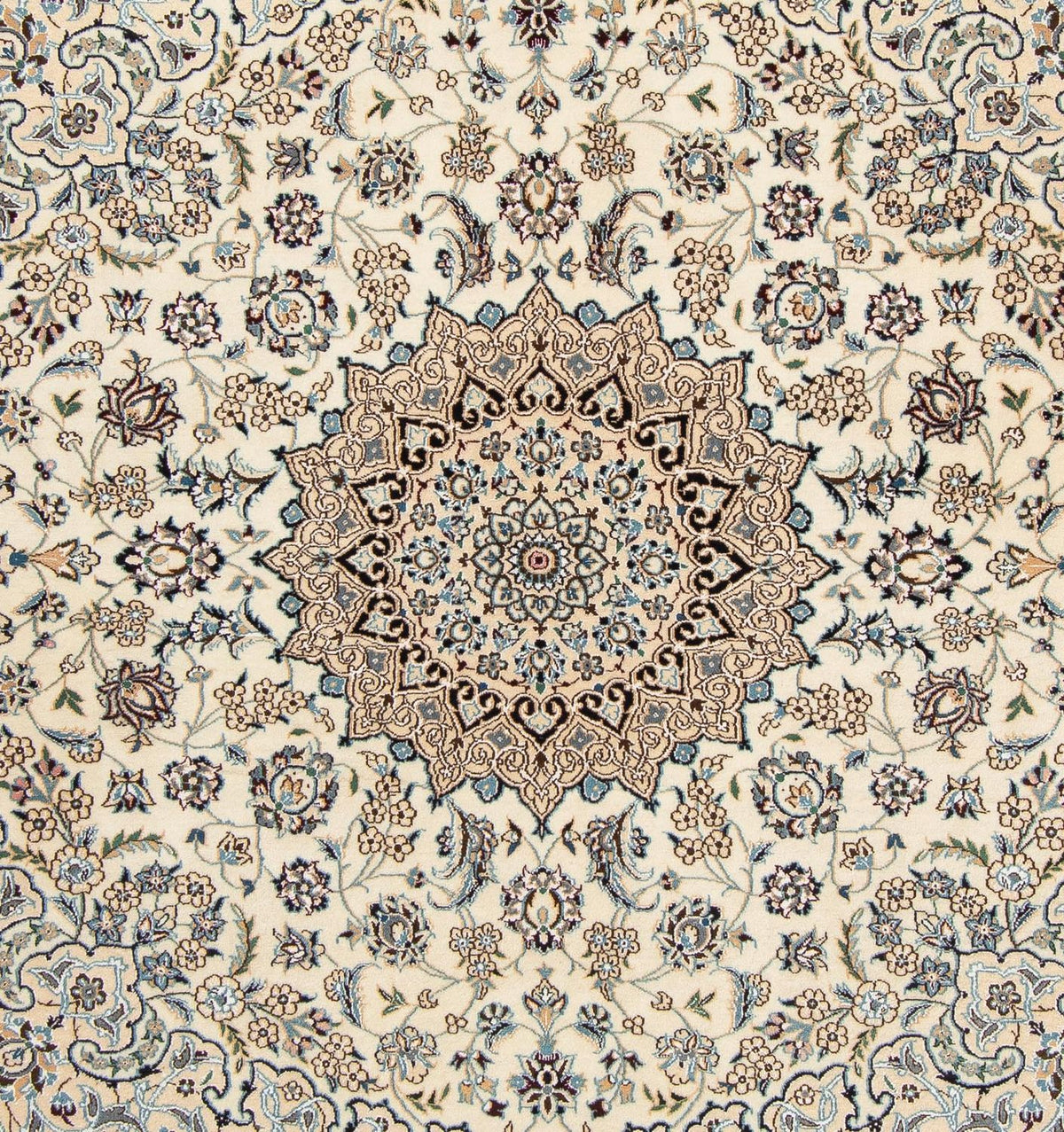 Perser Rug - Nain - Royal square  - 202 x 201 cm - beige