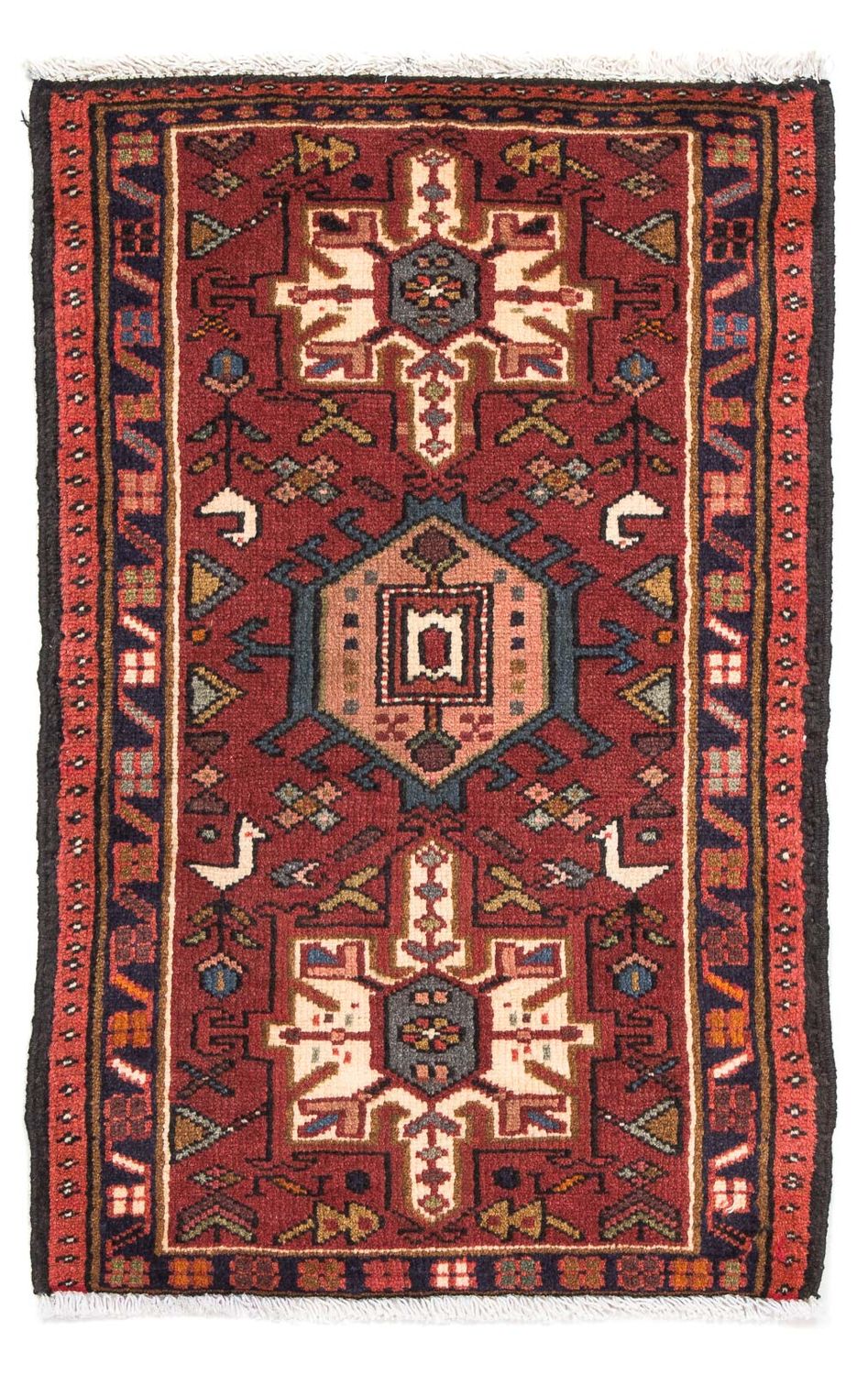 Perser Rug - Nomadic - 96 x 60 cm - brown