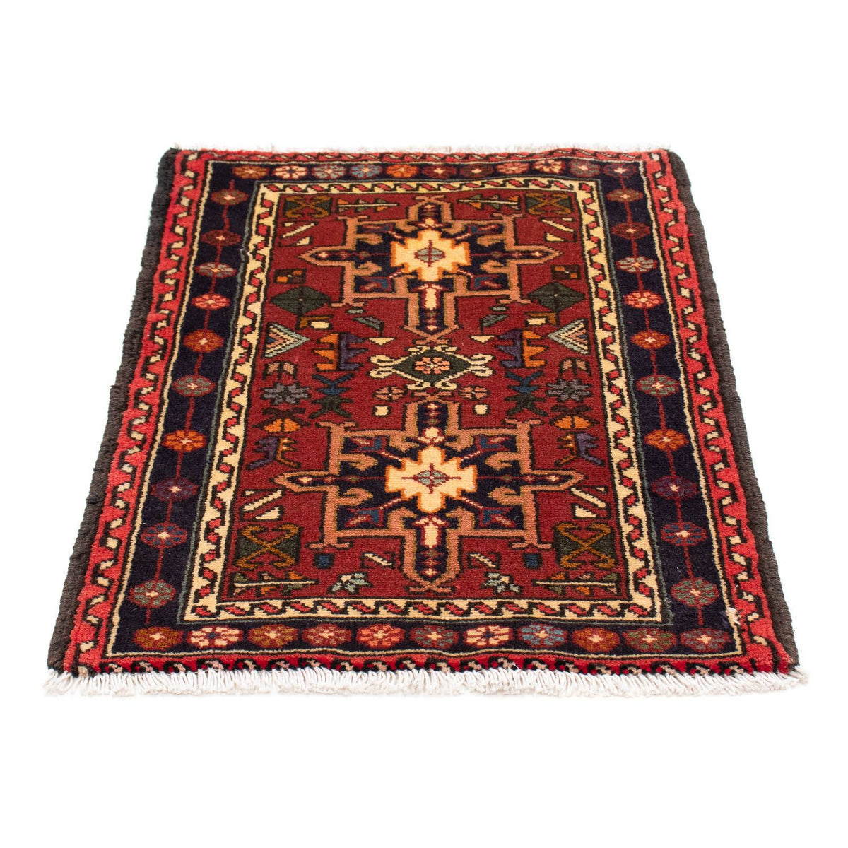 Perser Rug - Nomadic - 100 x 72 cm - brown