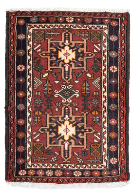Perser Rug - Nomadic - 105 x 75 cm - dark red