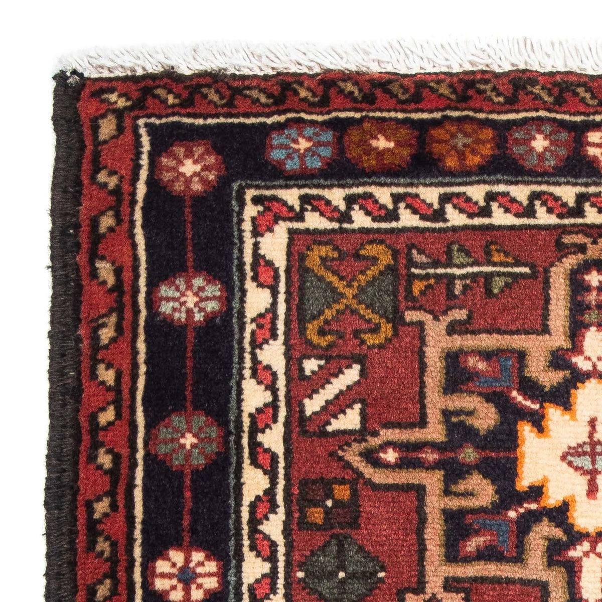Perser Rug - Nomadic - 105 x 75 cm - dark red