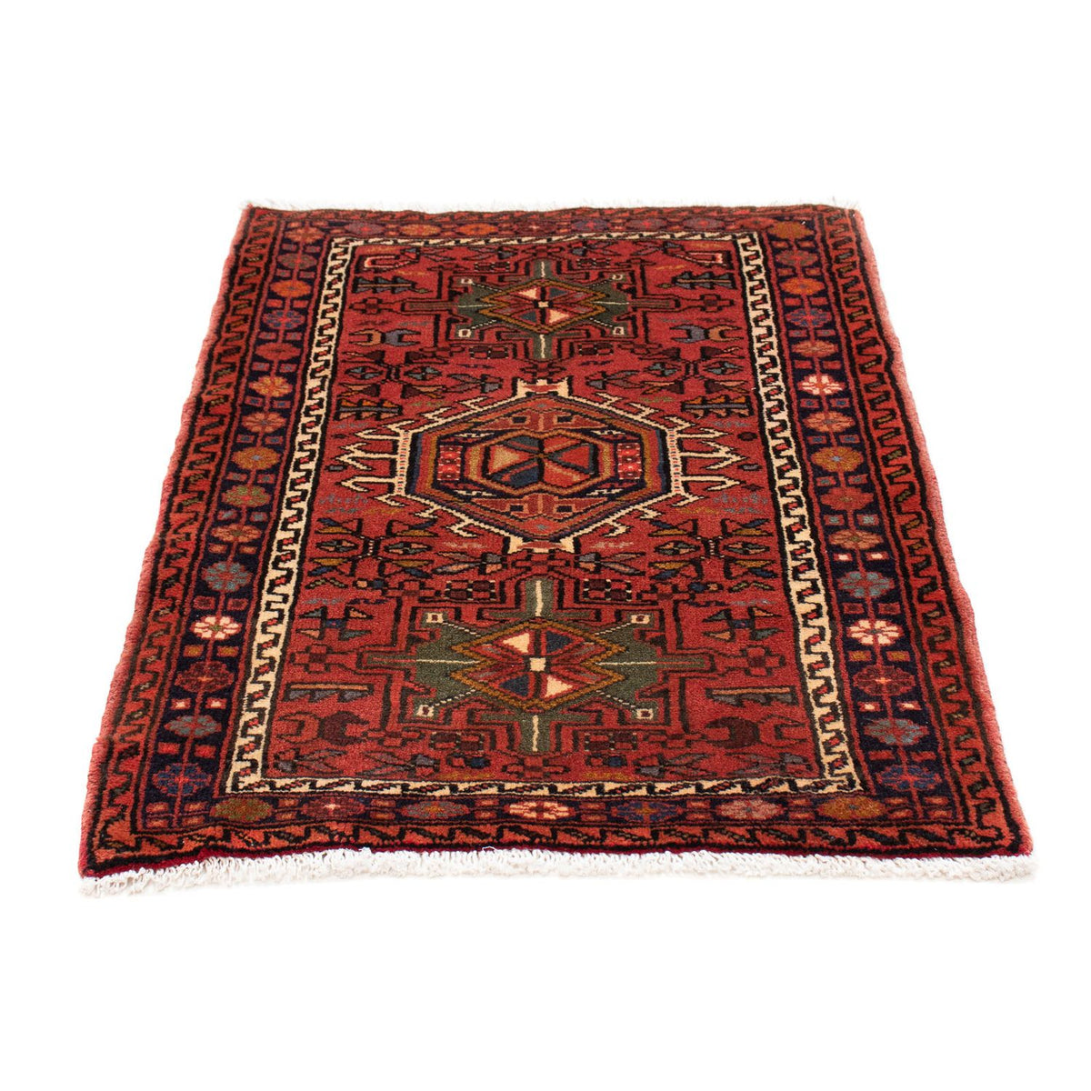 Perser Rug - Nomadic - 110 x 77 cm - dark red