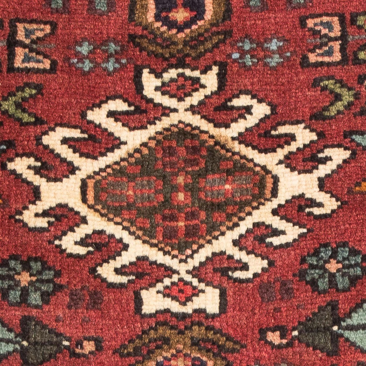 Perser Rug - Nomadic - 110 x 72 cm - dark red