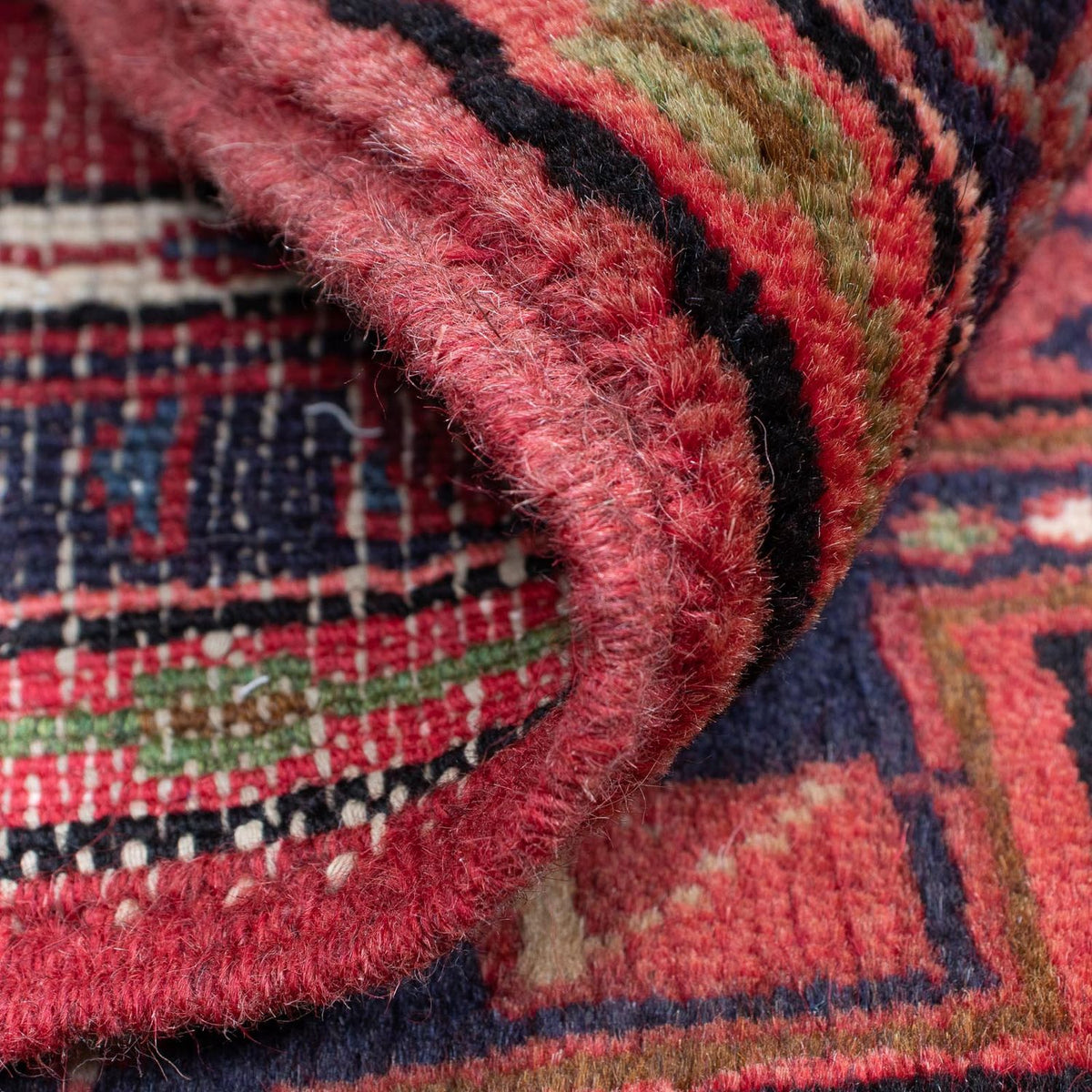 Perser Rug - Nomadic - 98 x 70 cm - dark red