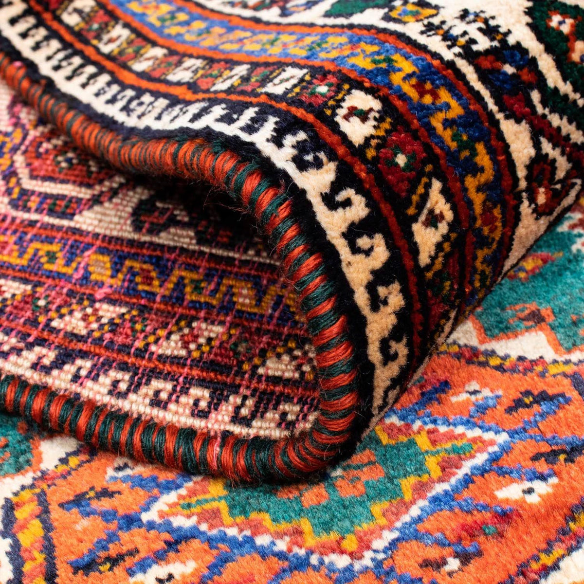 Runner Perser Rug - Nomadic - 337 x 103 cm - dark red