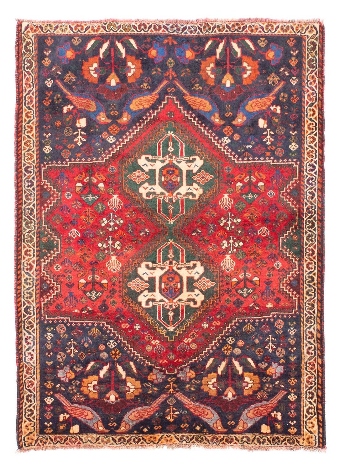 Perser Rug - Nomadic - 156 x 114 cm - dark red