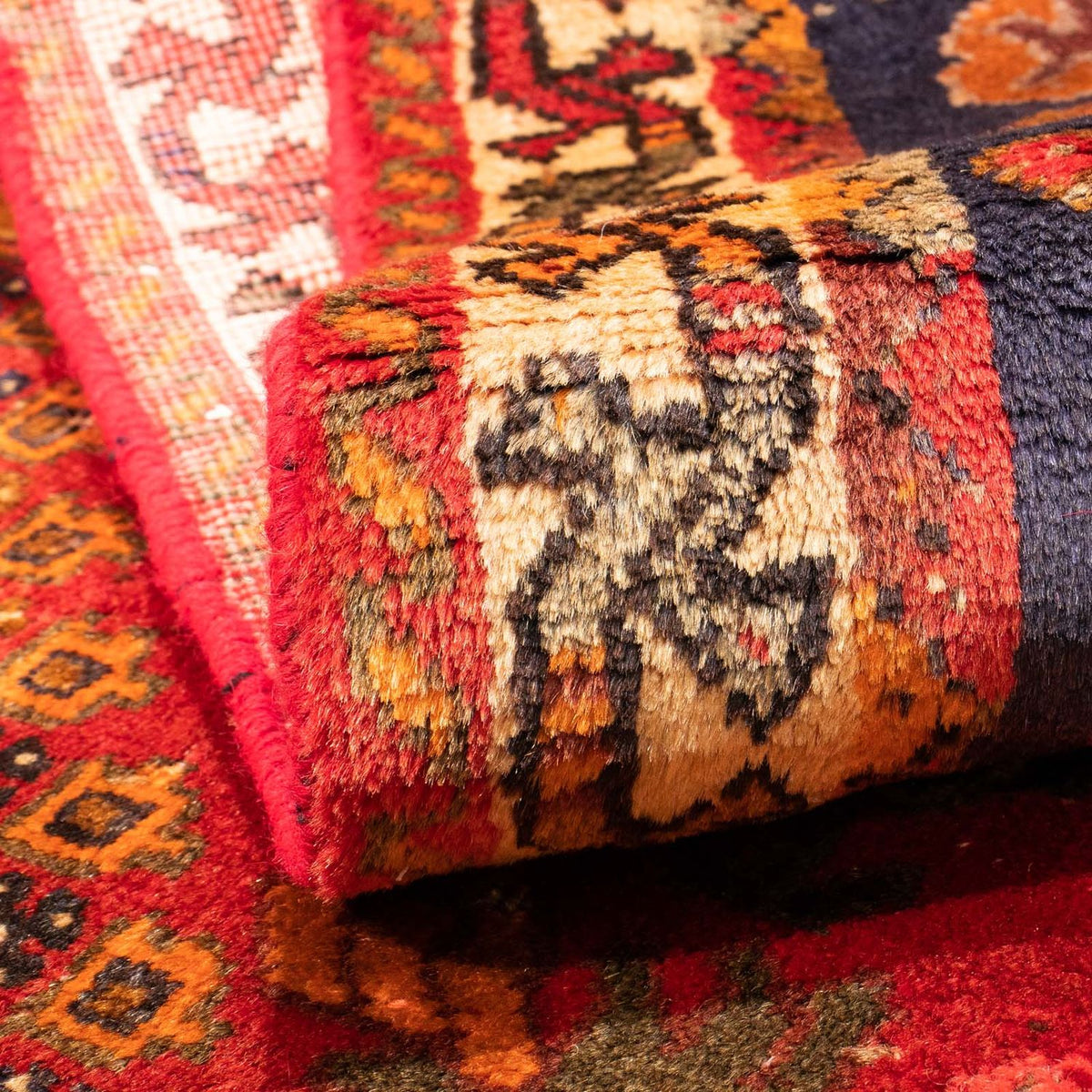 Perser Rug - Nomadic - 159 x 106 cm - dark red