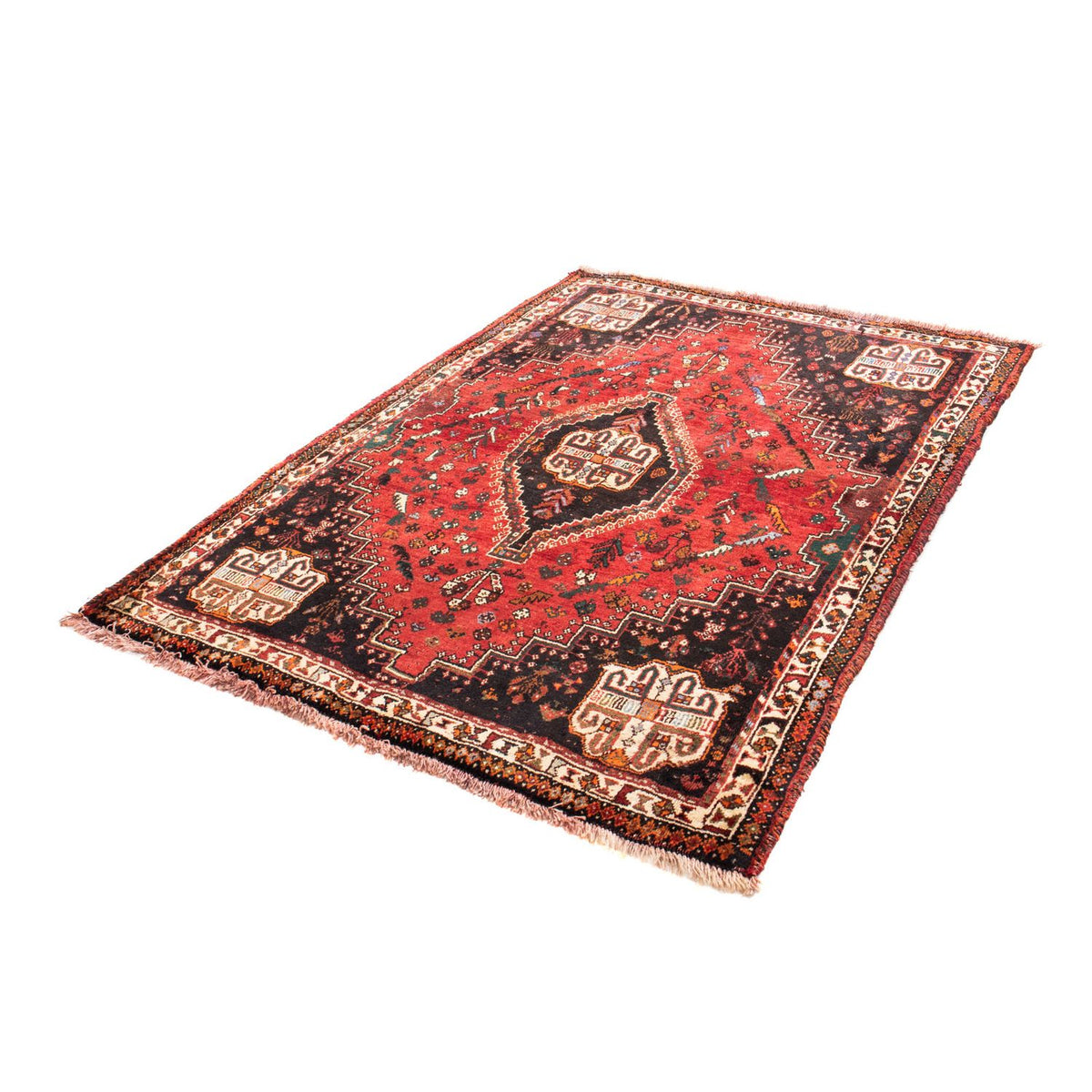 Perser Rug - Nomadic - 162 x 117 cm - dark red