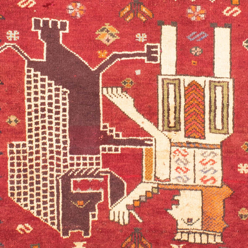 Perser Rug - Nomadic - 167 x 120 cm - dark red