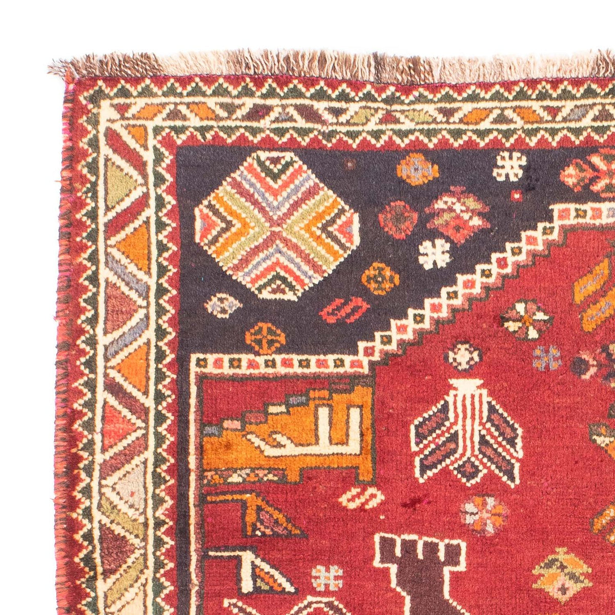 Perser Rug - Nomadic - 167 x 120 cm - dark red