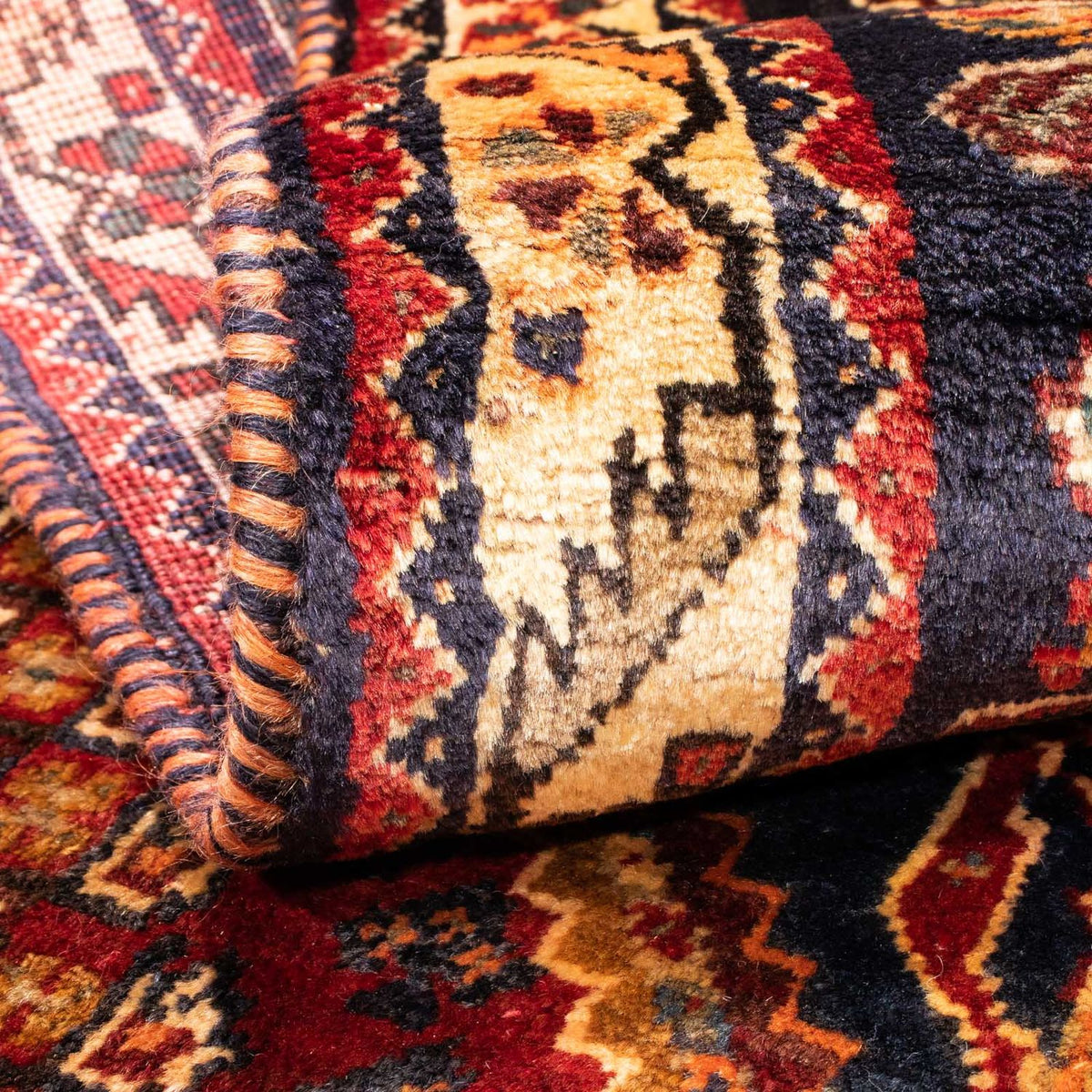 Perser Rug - Nomadic - 187 x 110 cm - dark red