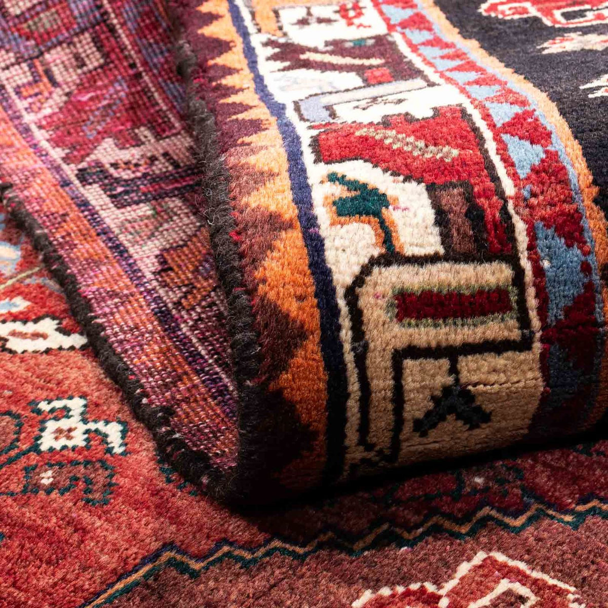 Perser Rug - Nomadic - 265 x 168 cm - dark red