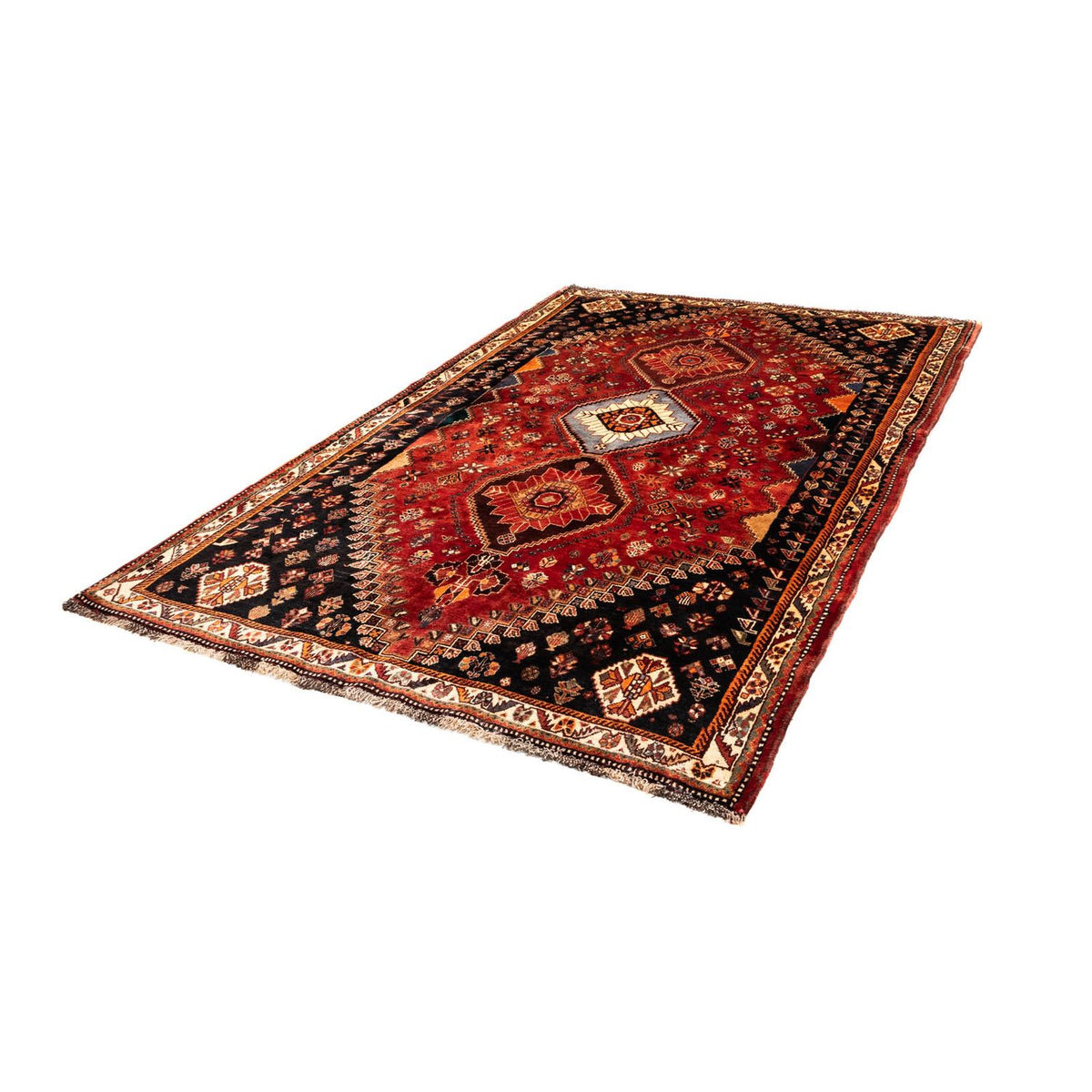Perser Rug - Nomadic - 255 x 170 cm - dark red