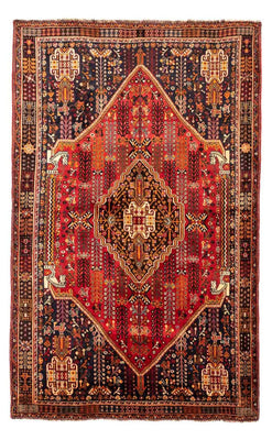 Perser Rug - Nomadic - 270 x 165 cm - dark red