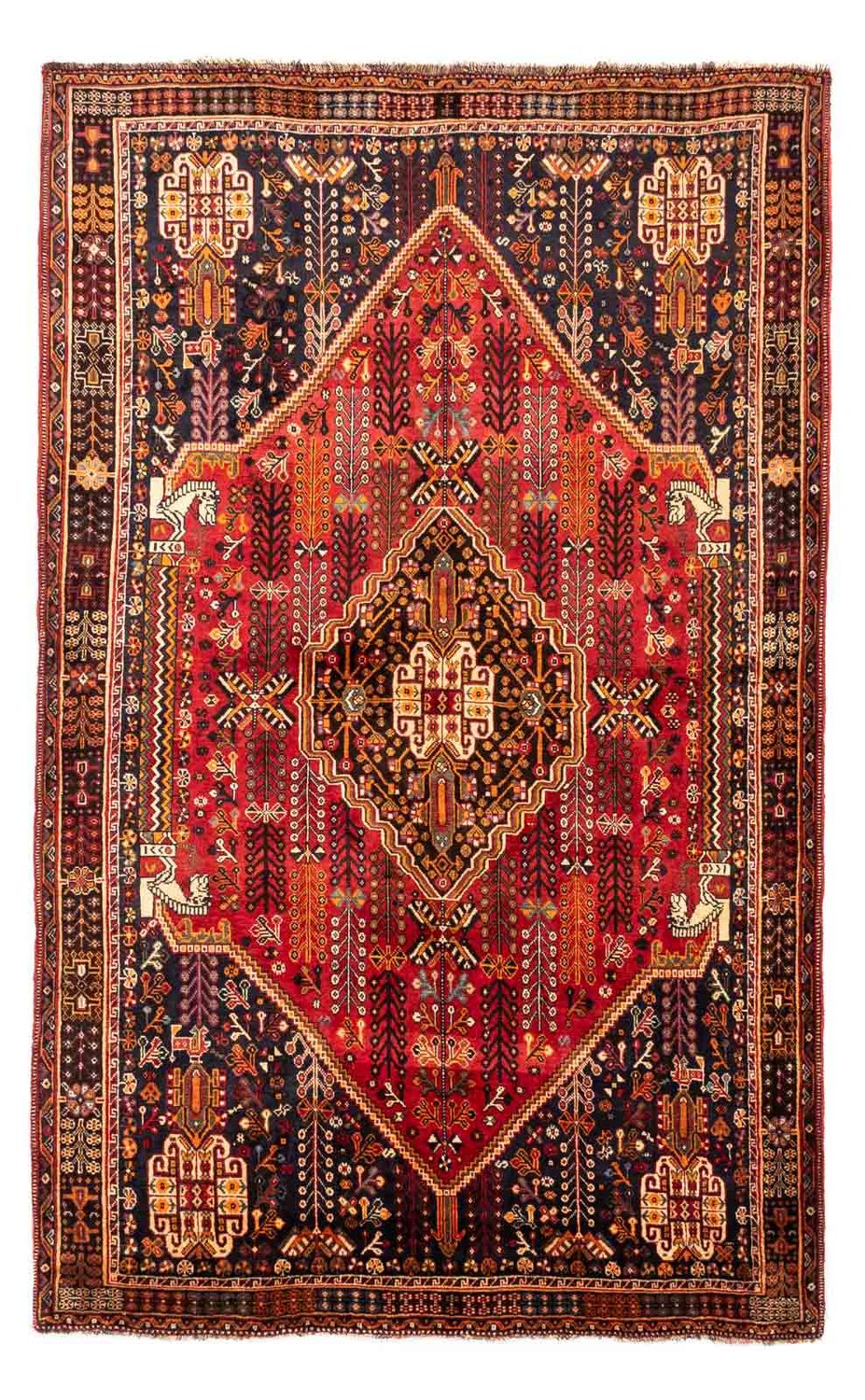 Perser Rug - Nomadic - 270 x 165 cm - dark red