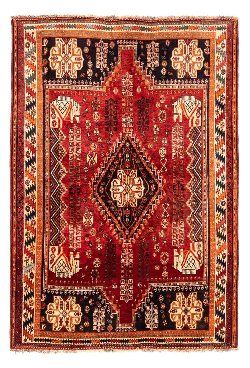 Perser Rug - Nomadic - 240 x 167 cm - dark red