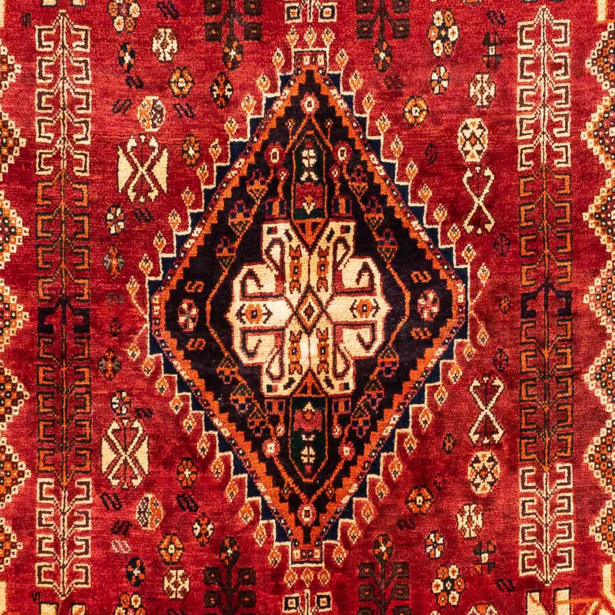 Perser Rug - Nomadic - 240 x 167 cm - dark red