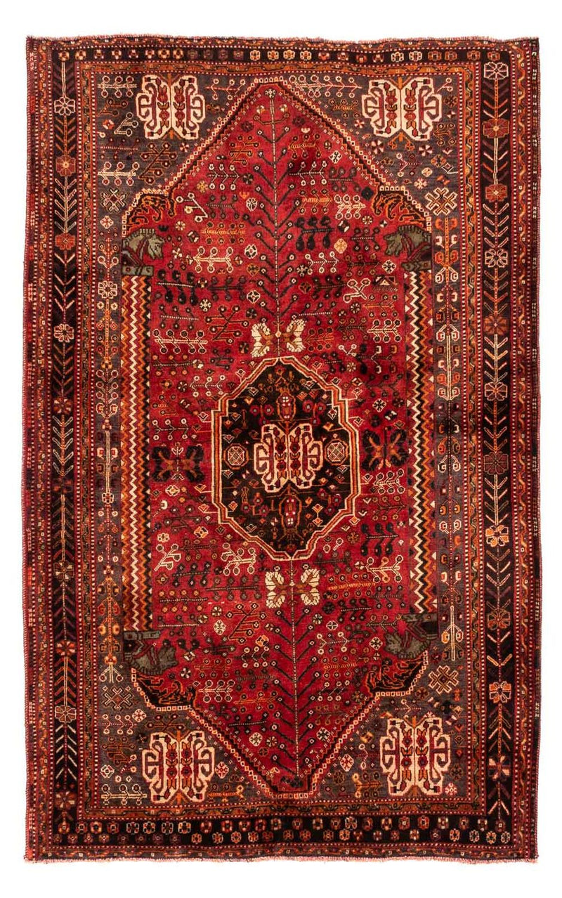 Perser Rug - Nomadic - 253 x 160 cm - dark red