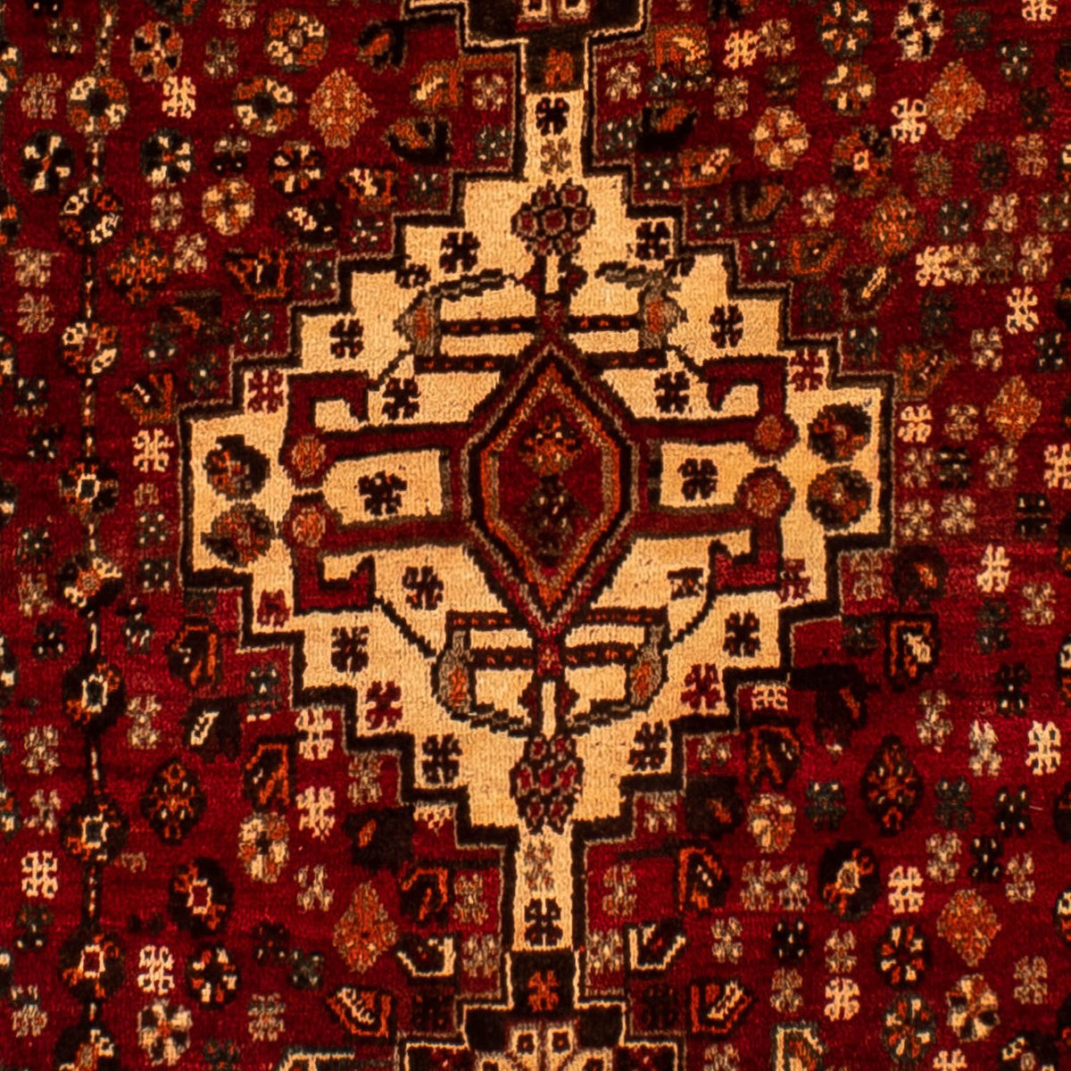 Perser Rug - Nomadic - 240 x 190 cm - dark red