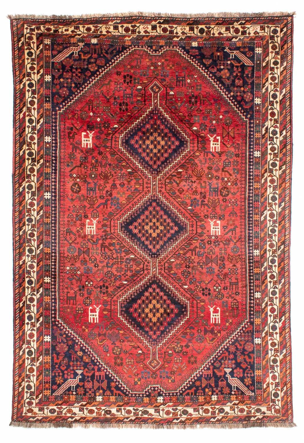 Perser Rug - Nomadic - 308 x 206 cm - red