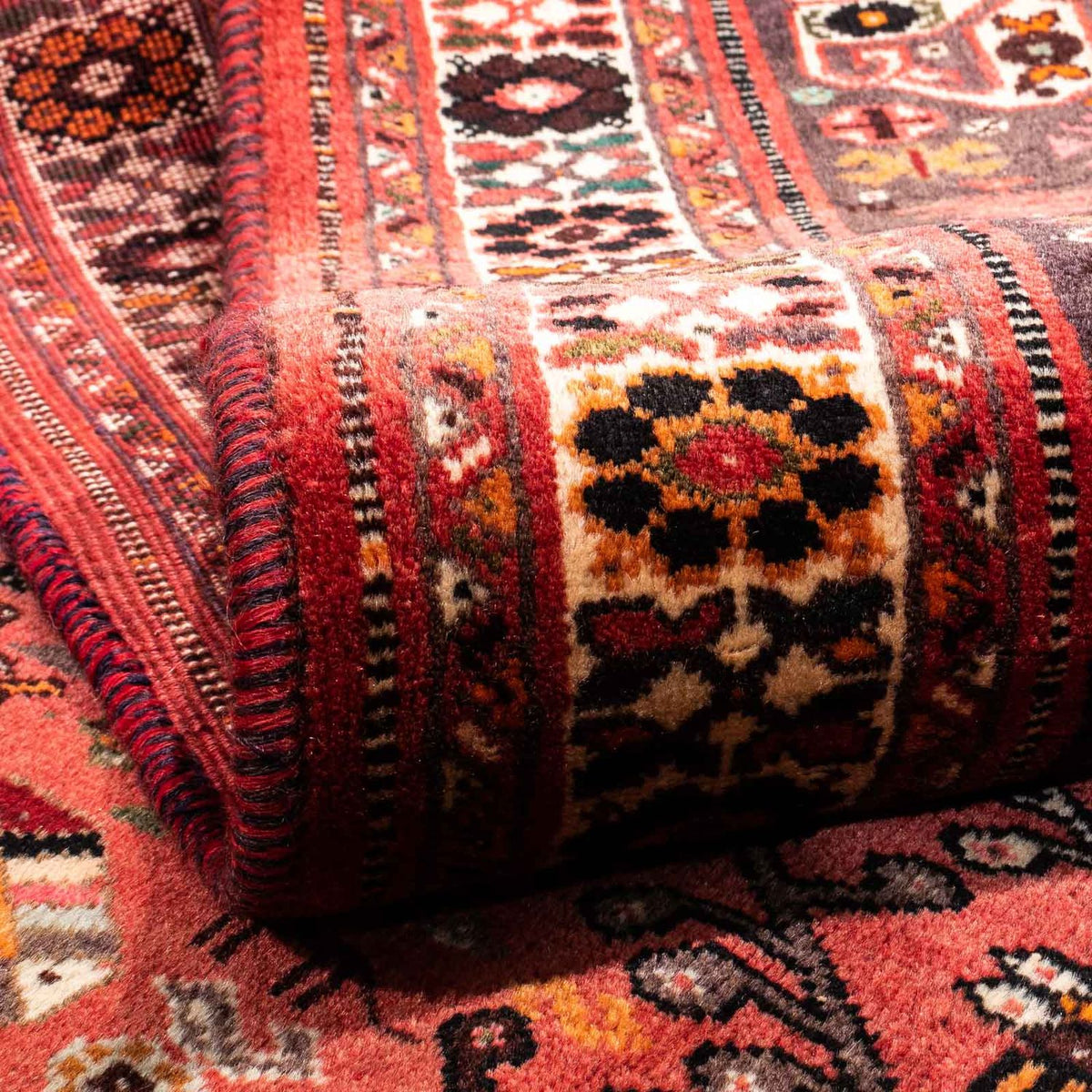 Perser Rug - Nomadic - 243 x 174 cm - dark red