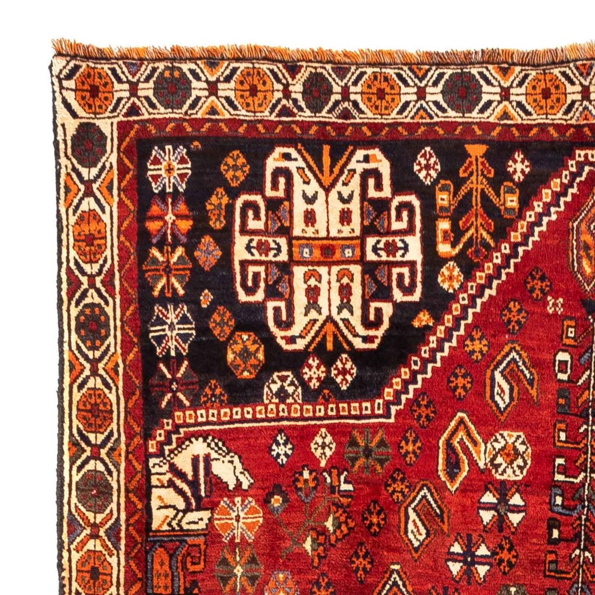 Perser Rug - Nomadic - 247 x 153 cm - dark red