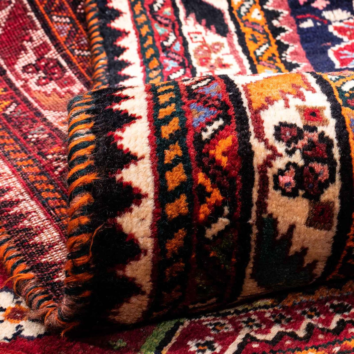 Perser Rug - Nomadic - 270 x 184 cm - red