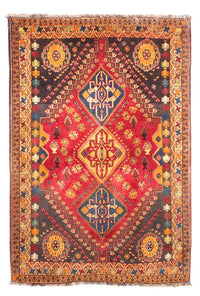 Perser Rug - Nomadic - 175 x 120 cm - dark red