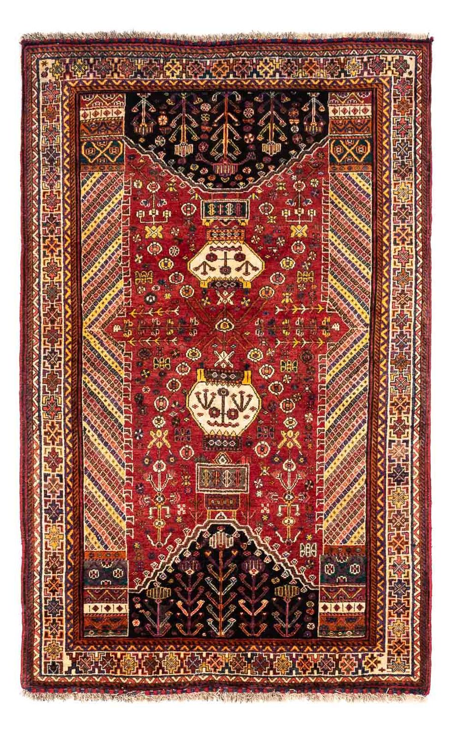 Perser Rug - Nomadic - 250 x 153 cm - dark red