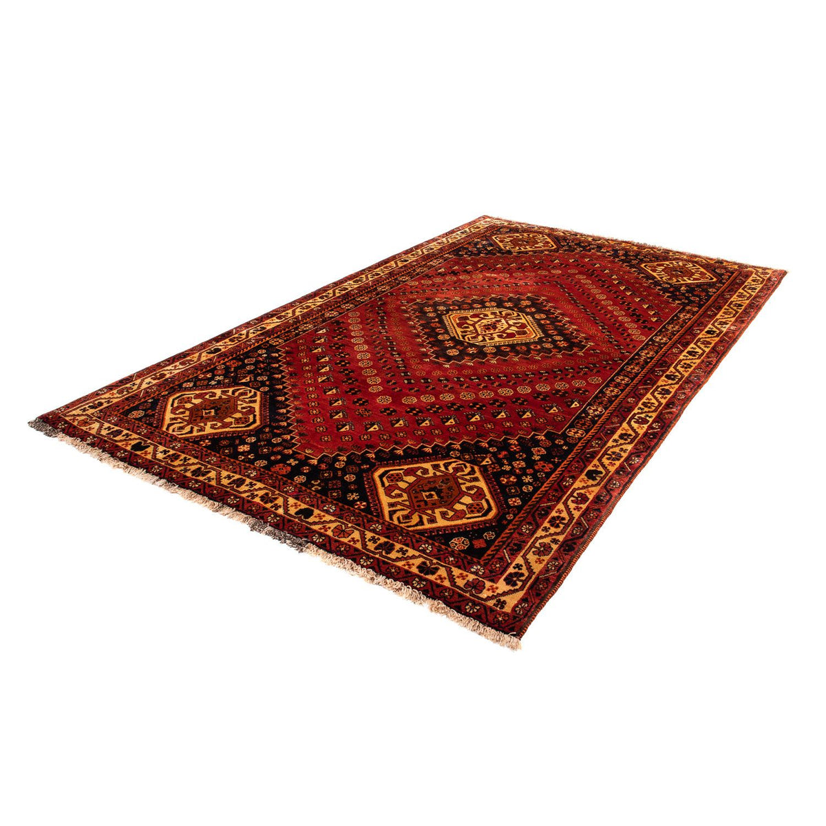 Perser Rug - Nomadic - 290 x 173 cm - dark red
