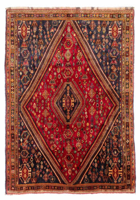 Perser Rug - Nomadic - 272 x 190 cm - dark red