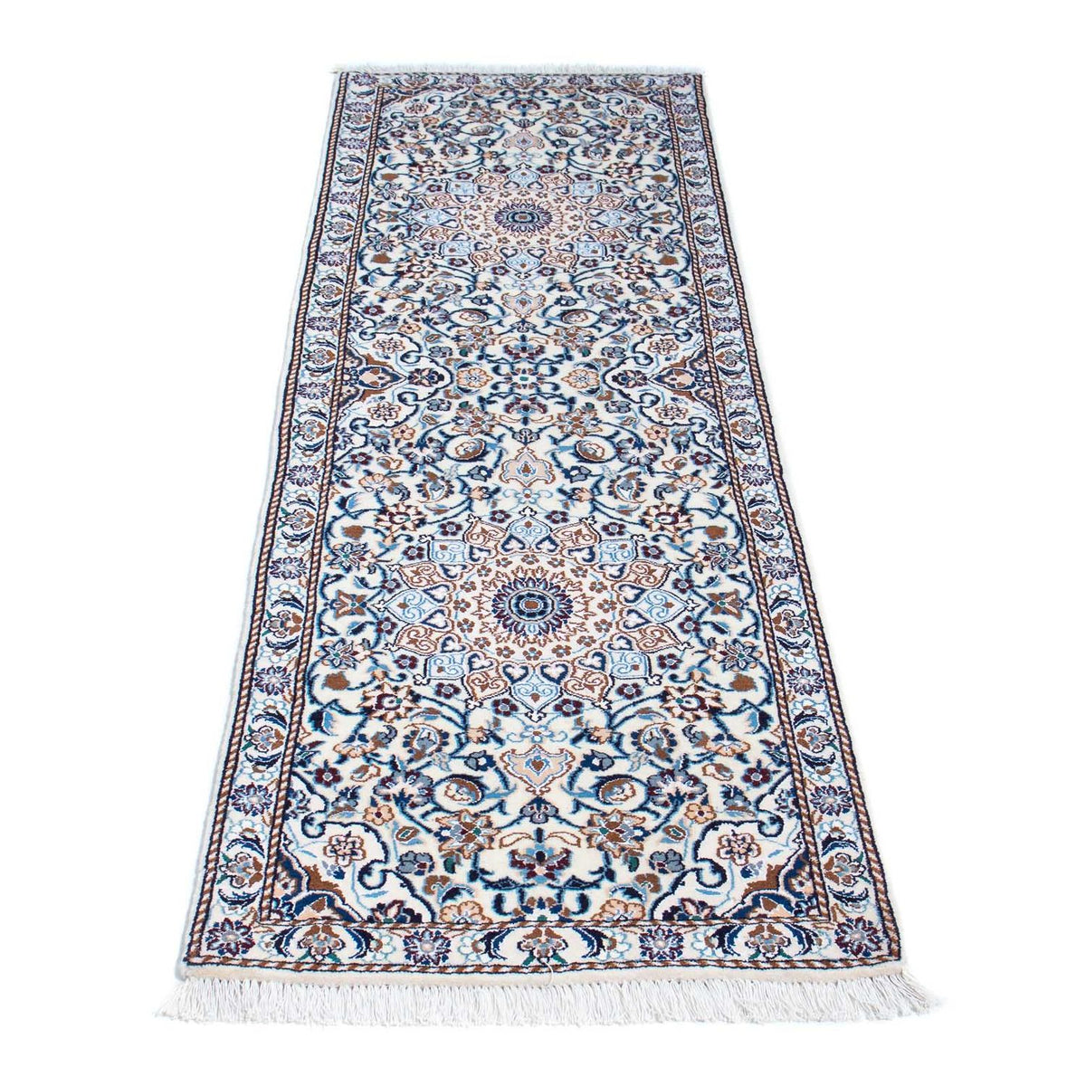 Runner Perser Rug - Nain - Royal - 196 x 59 cm - beige