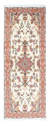 Runner Perser Rug - Tabriz - Royal - 215 x 81 cm - beige
