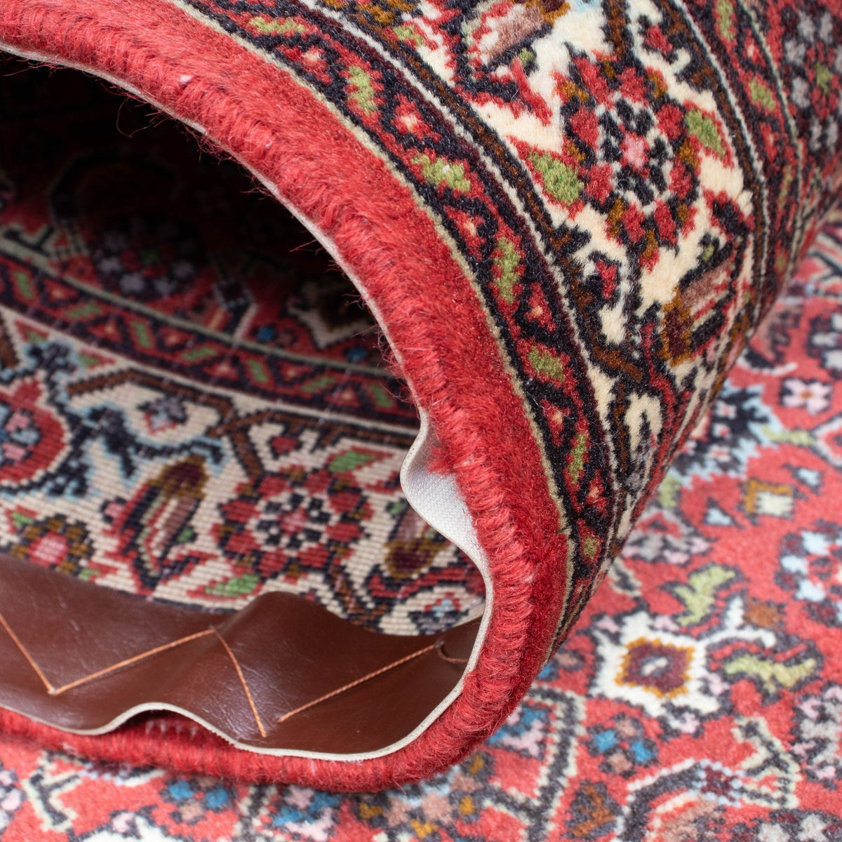 Runner Perser Rug - Bidjar - 243 x 68 cm - light red