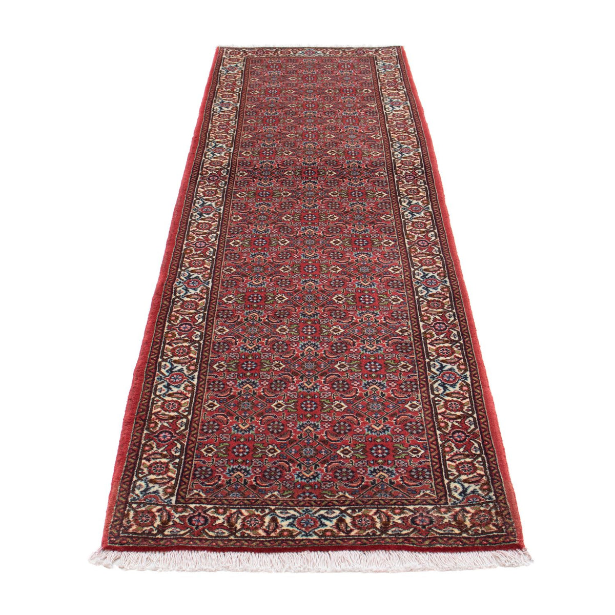 Runner Perser Rug - Bidjar - 243 x 68 cm - light red