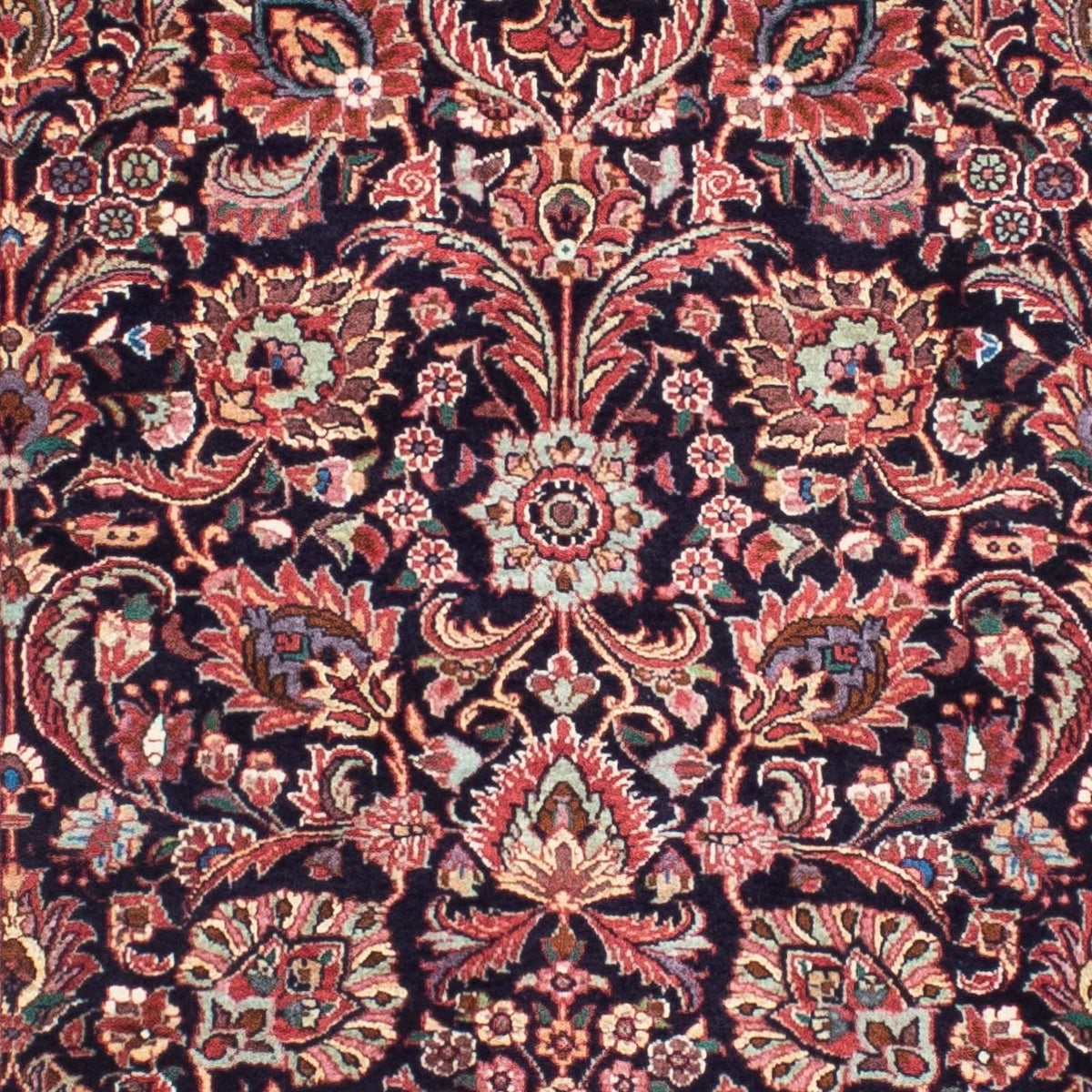 Runner Perser Rug - Bidjar - 298 x 83 cm - dark blue