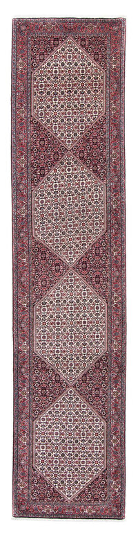 Runner Perser Rug - Bidjar - 418 x 86 cm - light red