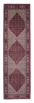 Runner Perser Rug - Bidjar - 295 x 85 cm - red