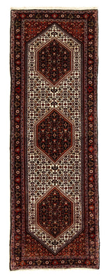 Runner Perser Rug - Bidjar - 235 x 74 cm - dark red
