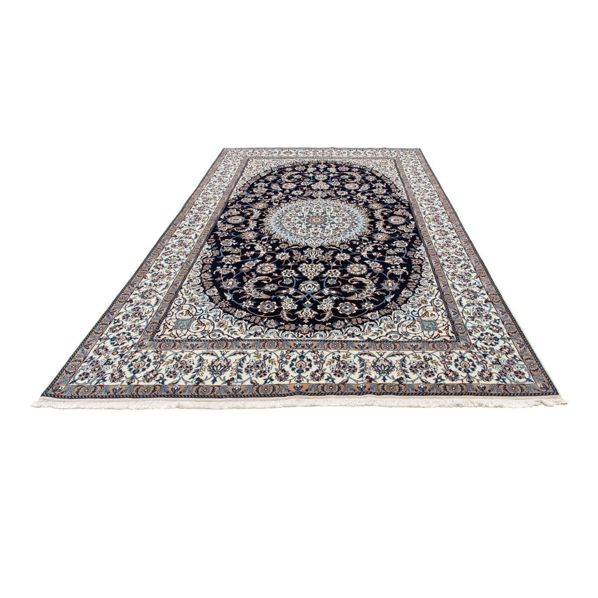 Perser Rug - Nain - Royal - 319 x 203 cm - black