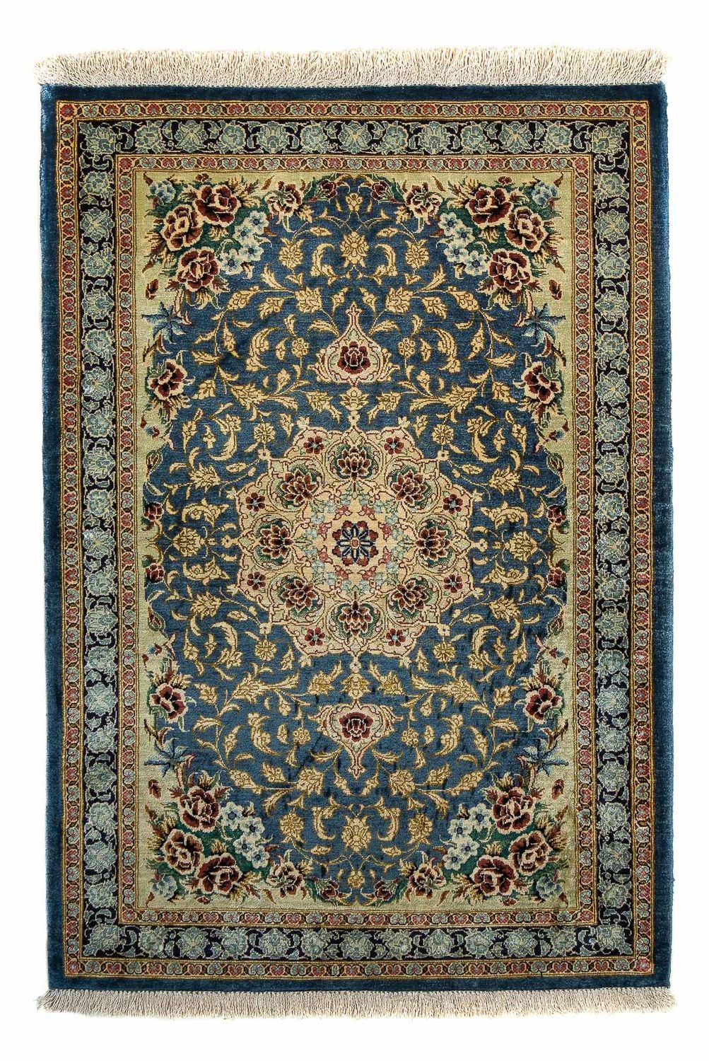 Perser Rug - Ghom - 86 x 58 cm - blue