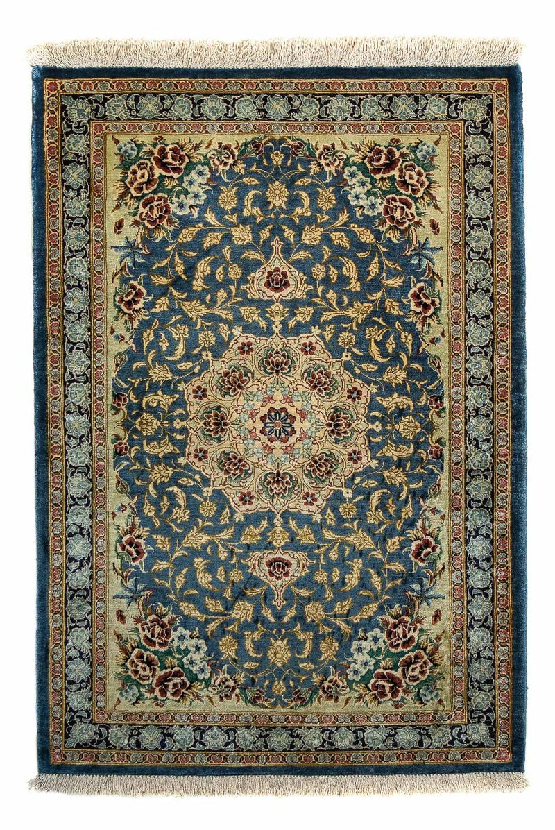 Perser Rug - Ghom - 86 x 58 cm - blue