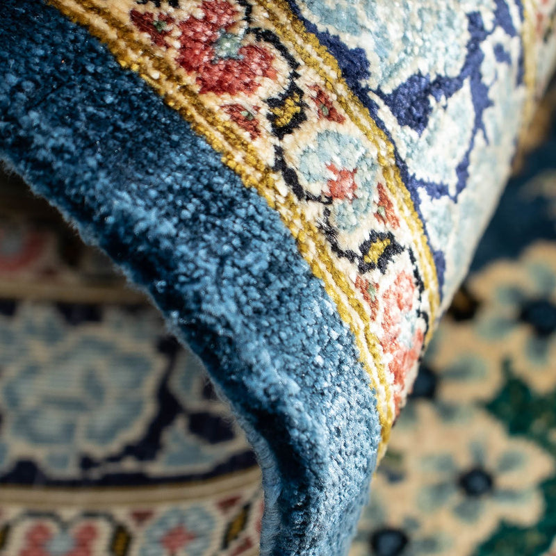 Perser Rug - Ghom - 86 x 58 cm - blue